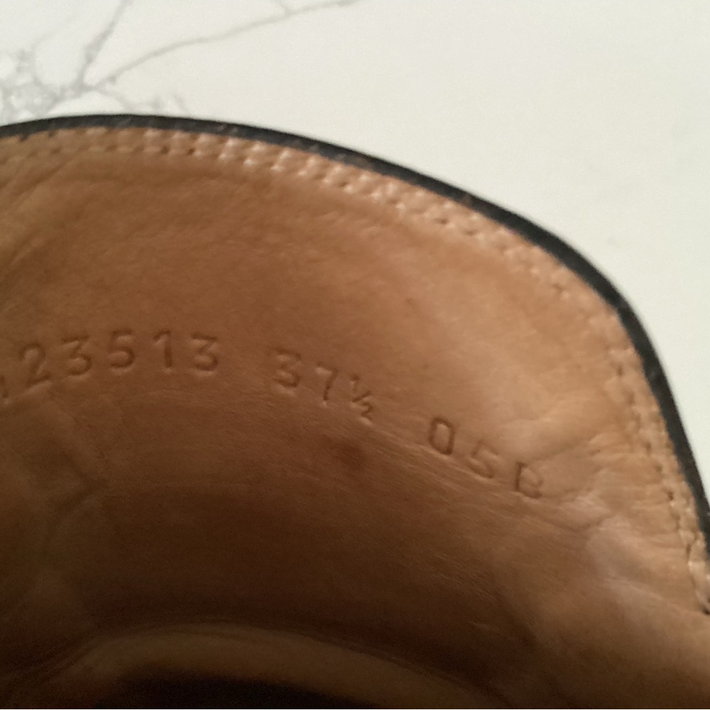 Gucci Princetown Leather Mules, Size 37.5 - Picture 13 of 13